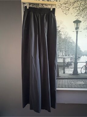 lululemon Black Swift Mid Rise Wide-Leg Pants